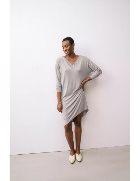 Shirt night Triumph Timeless Sensuality NDK LSL silent grey