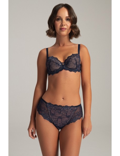 Bra korokowy push up Ava 2137 navy blue