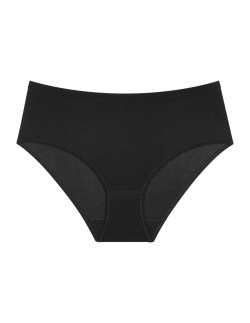 Majtki z wysokim stanem Triumph Sense Of Cotton Midi czarne
