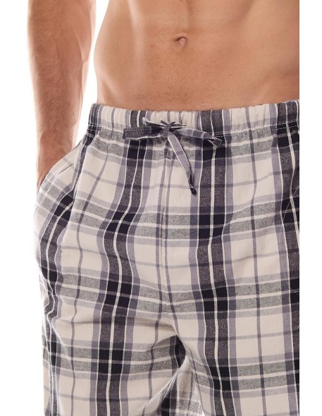 Trousers od pajamas men's in kratę L&L Ben 2472