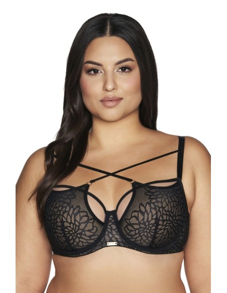 Bra with paskami Ava 2098 black
