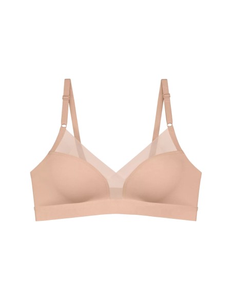 Soft bra without underwires Triumph Shape Smart N neutral beige