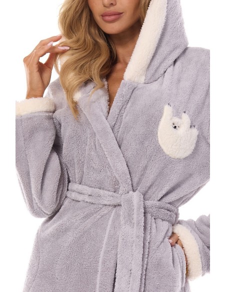 Bathrobe ladies' short L&L Lazy 2411