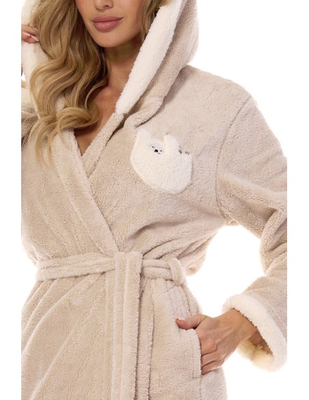 Bathrobe ladies' short L&L Lazy 2411