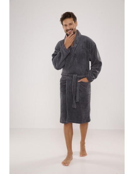 Szlafrok De Lafense 811 Plusz M-2XL męski Forex