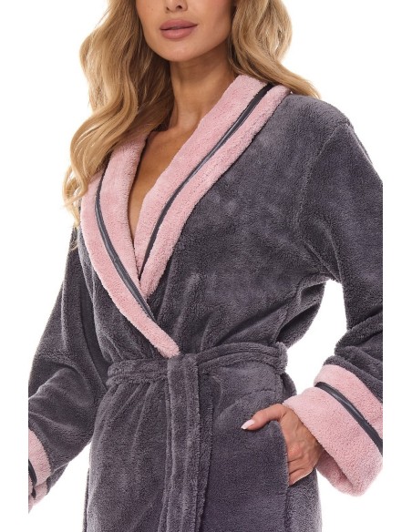 Szlafrok damski Madame 2409 L&L, ciepły i elegancki model