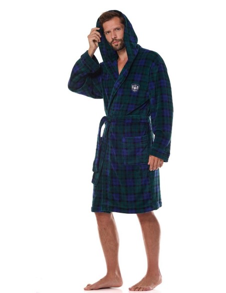 Bathrobe male with hood L&L Pedro 2457