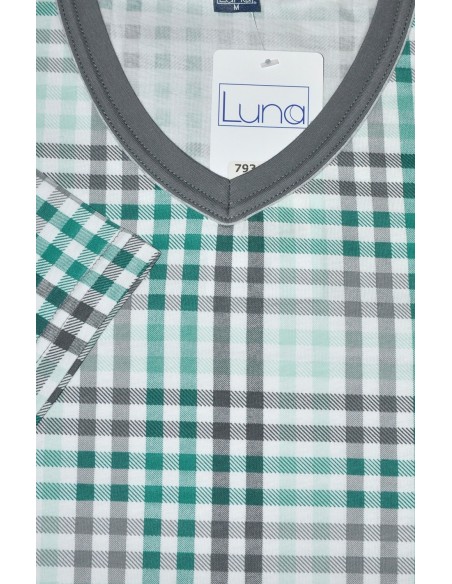 Piżama męska długi rękaw 3xl, Luna 795