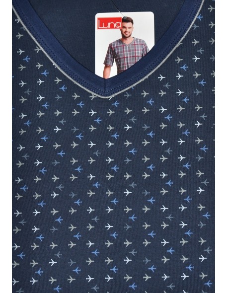 Pajamas men's long sleeves 3xl, Luna 795