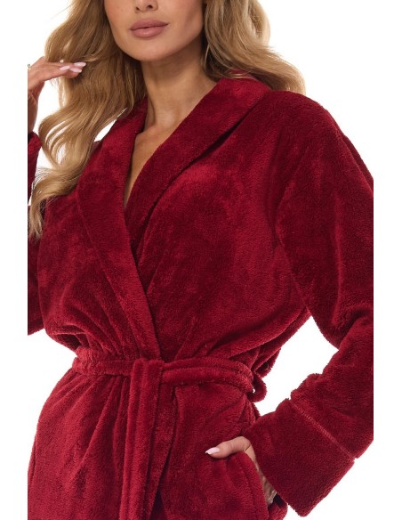 Elegancki szlafrok damski Camelia 2413 L&L, ciepły i komfortowy