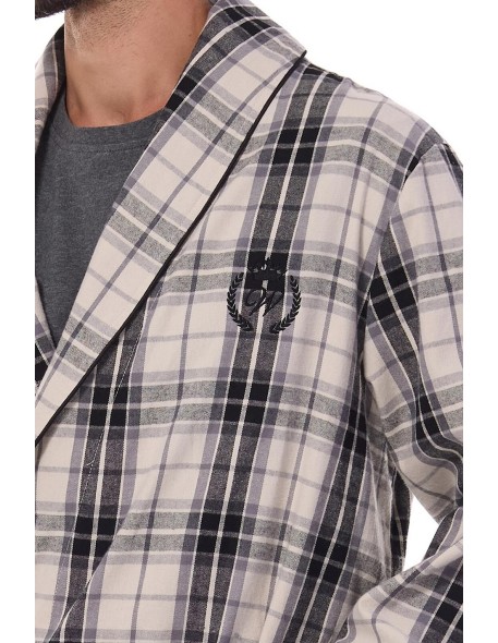 Bathrobe male short in kratę L&L BJ 2470