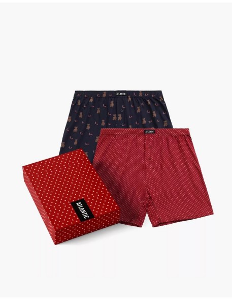 Boxer shorts luźne Atlantic 2GMB-008 dwupak