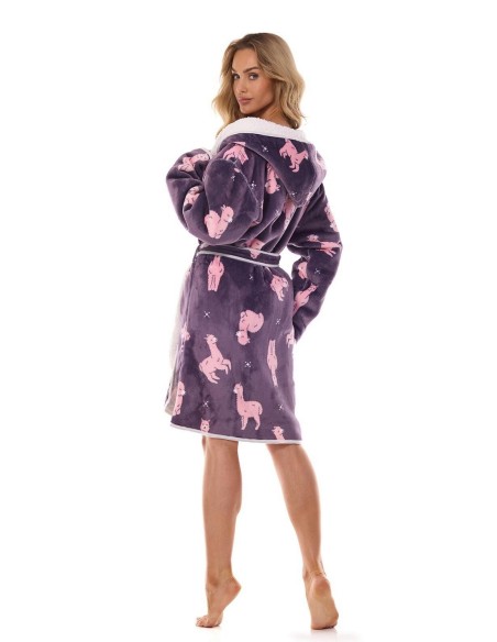Bathrobe ladies' gruby L&L Sara 2417