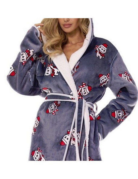 Bathrobe ladies' gruby L&L Sara 2417