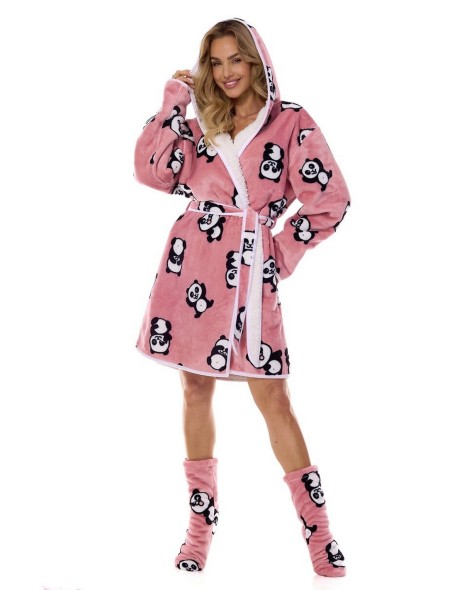 Bathrobe ladies' gruby L&L Sara 2417