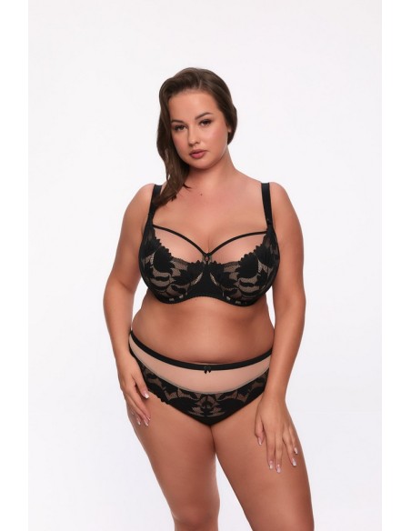 Half padded bra Gaia Keto 1134 maxi black