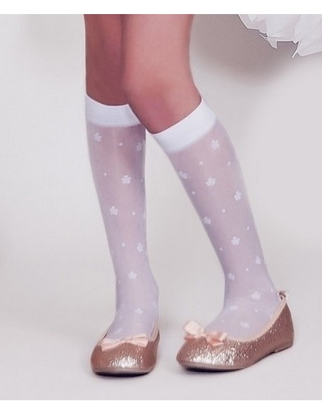 Knee girly Gatta Alice in.42 white