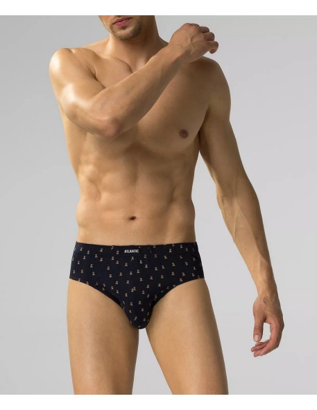 Slipy bawełniane męskie Atlantic 3MP-183 trzypak 