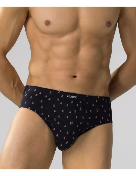 Briefs with cotton men's Atlantic 3MP-183 trzypak