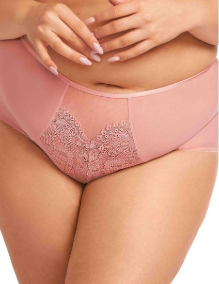 Figi damskie wysoki stan Nessa Milena N02 różowy