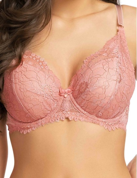 Bra braletka push up Nessa Milena pink