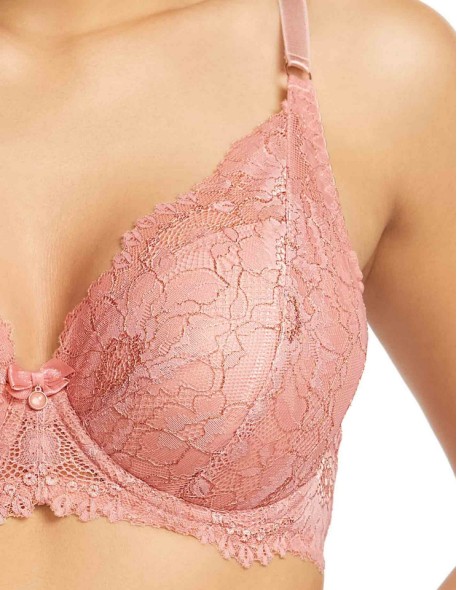 Bra braletka push up Nessa Milena pink