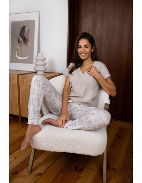 Pajamas bawełniana women's Sensis Lena