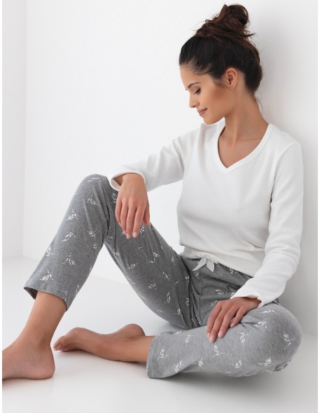 Pajamas women's long sleeves Sensis Hattie