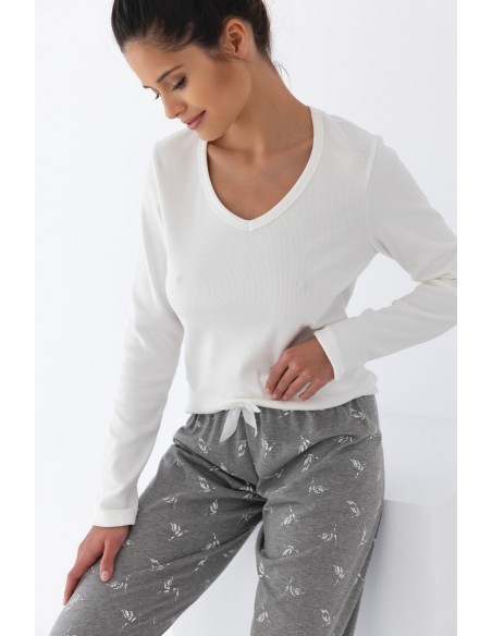 Pajamas women's long sleeves Sensis Hattie