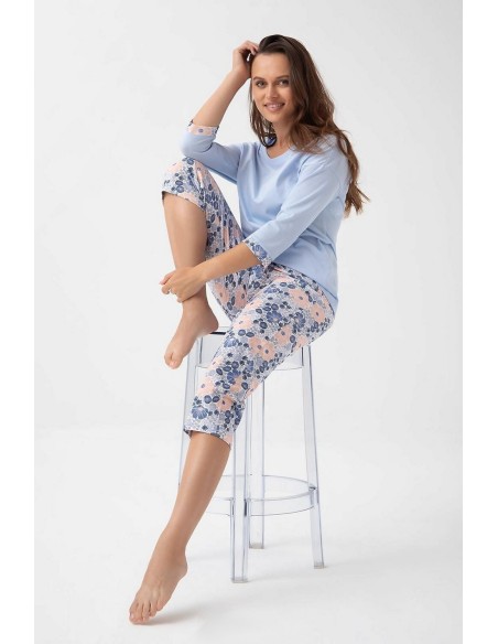 Pajamas 343 3/4 m-2xl women's Luna