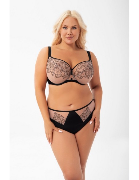 Miękki biustonosz koronkowy Palmira Gorsenia K924 