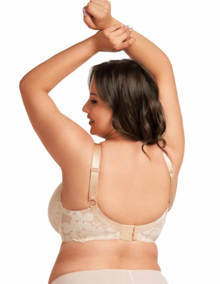 Biustonosz usztywniany ecru Nessa Milena