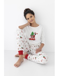 Pajamas women's świąteczna Sensis Lillian 3/4 Christmas 2