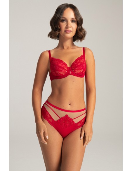 Red bra lacy Ava 2156 barbados