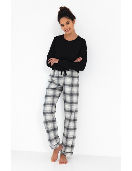 Piżama damska długie spodnie Sensis Blanche 