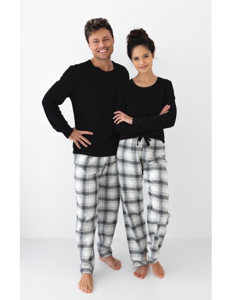 Pajamas women's long trousers Sensis Blanche