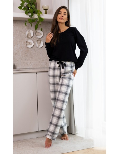 Piżama damska długie spodnie Sensis Blanche 
