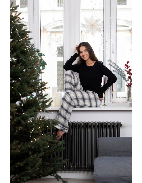 Pajamas women's long trousers Sensis Blanche