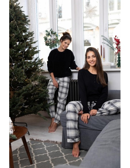 Pajamas women's long trousers Sensis Blanche