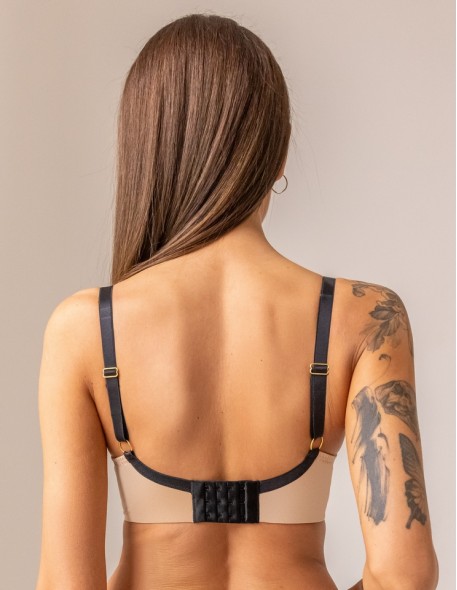 Bra soft half cup Krisline Oriental