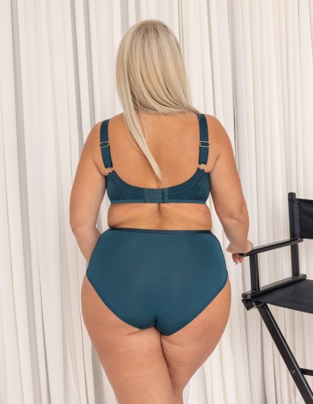 Figi damskie z wysokim stanem Krisline Palazzo, koronkowe