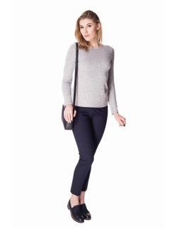 Soft sweater ladies' sofia color grey melange Lookat