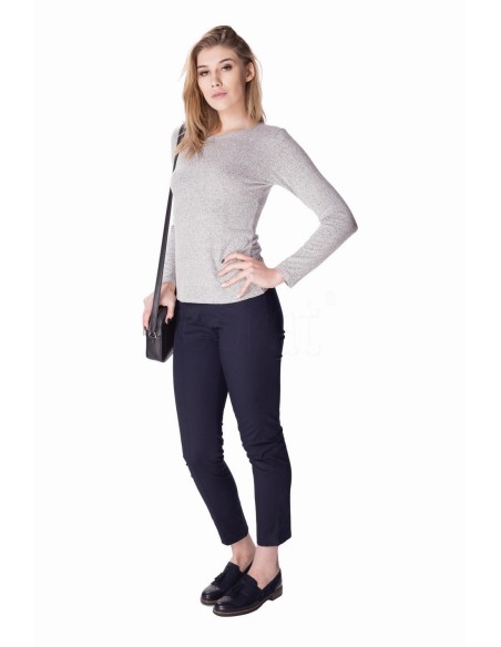 Soft sweater ladies' sofia color grey melange Lookat