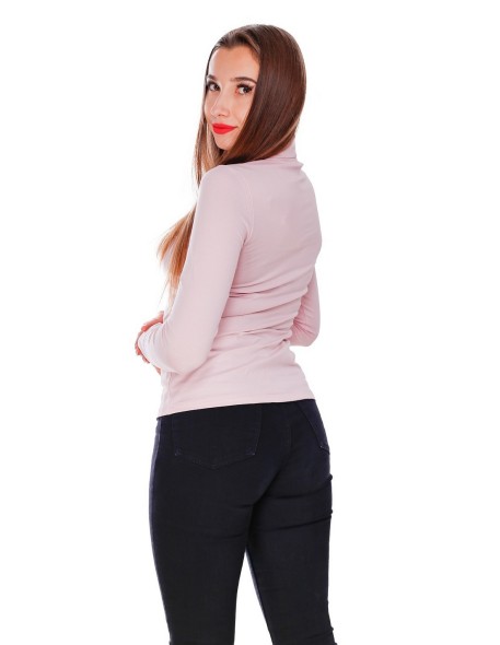 Bawełniany turtleneck ladies' misty soft Lookat