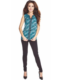 Letnia bluzka damska bez rękawów Lookat