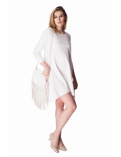 Bawełniana tunic swan asymetryczna length Lookat