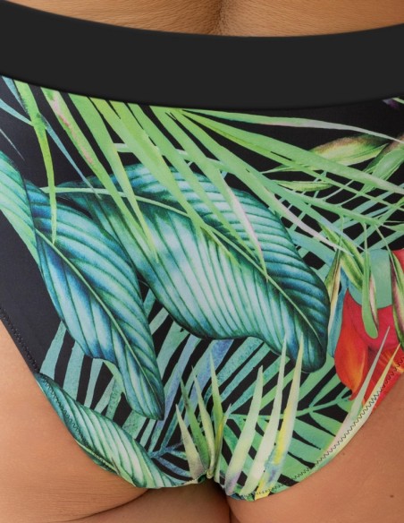 Briefs swim women's with wysokim stanem Krisline Jungle