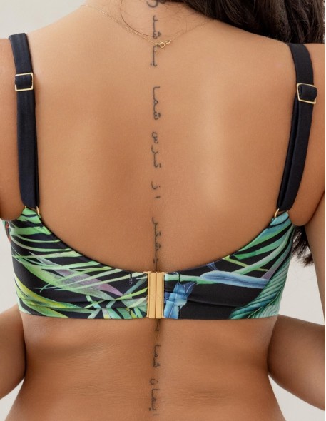Bra bathing padded Krisline Jungle ultra