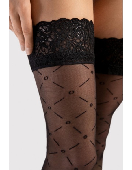 Enchante - pończochy samonośne 20 den Fiore