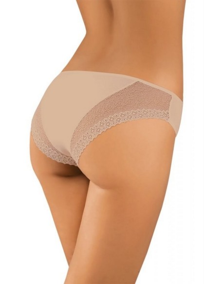 Figi damskie Babell BBL 012 z delikatną koronką